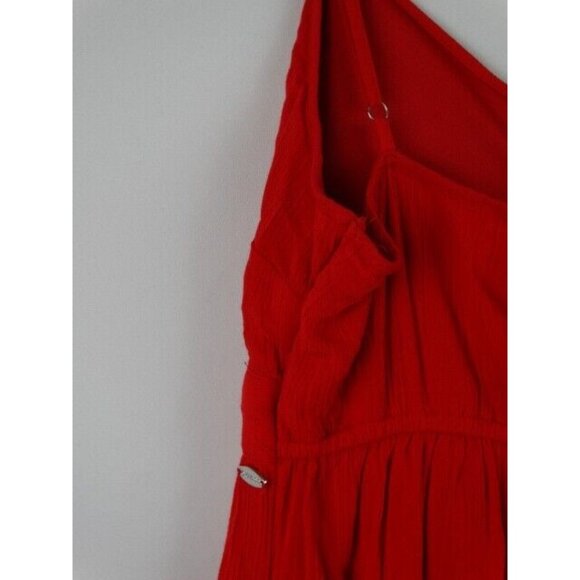 Guess Womens Dress Size Medium Orange Floral Embroidered Sleeveless Summer Dress - Picture 8 of 12